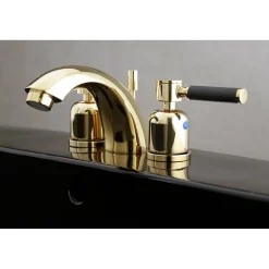 Kingston Brass Kaiser Deck Mount Mini-Widespread Bathroom Faucet