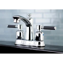 Kingston Brass Kaiser Deck Mount 4" Centerset Bathroom Faucet