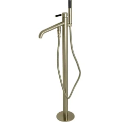 Kingston Brass Kaiser Single Hole Single Handle Freestanding Tub Faucet with Hand Shower