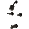 Kingston Brass Kaiser Two-Handle Tub and Shower Faucet
