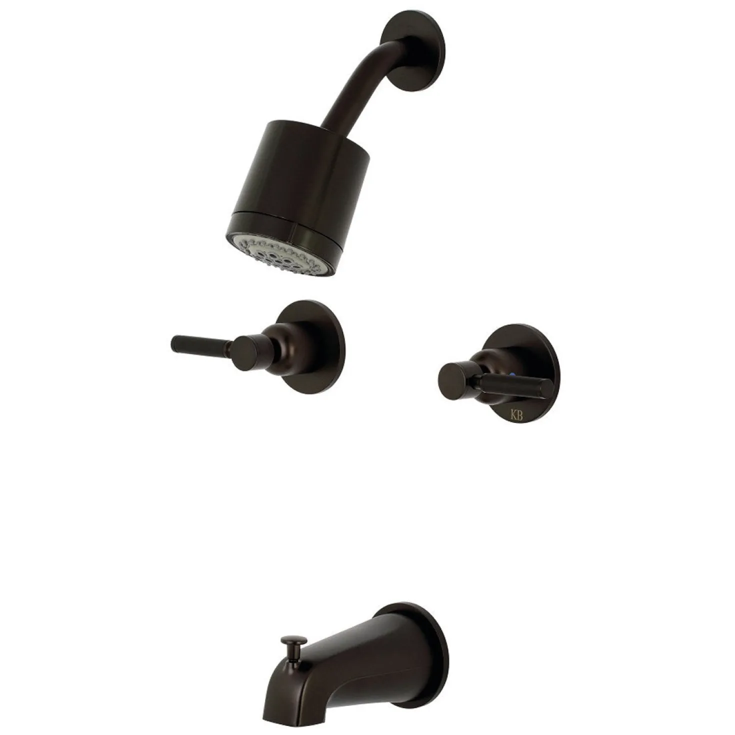 Kingston Brass Kaiser Two-Handle Tub and Shower Faucet