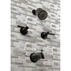 Kingston Brass Kaiser Two-Handle Tub and Shower Faucet