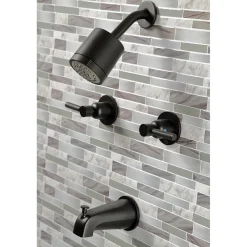 Kingston Brass Kaiser Two-Handle Tub and Shower Faucet