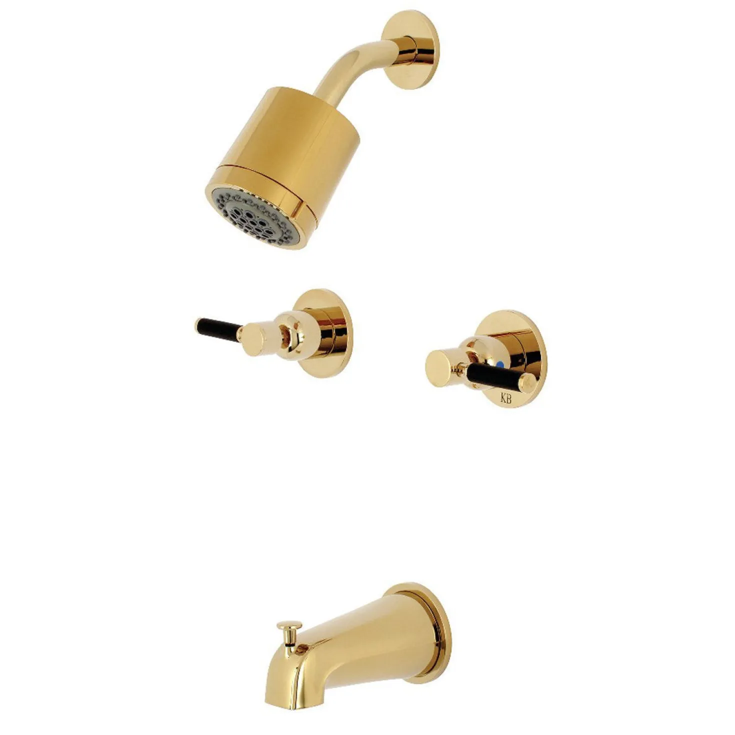 Kingston Brass Kaiser Two-Handle Tub and Shower Faucet