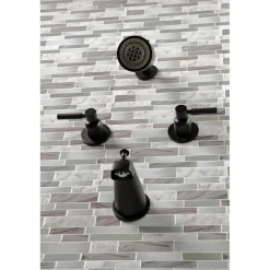 Kingston Brass Kaiser Two-Handle Tub and Shower Faucet