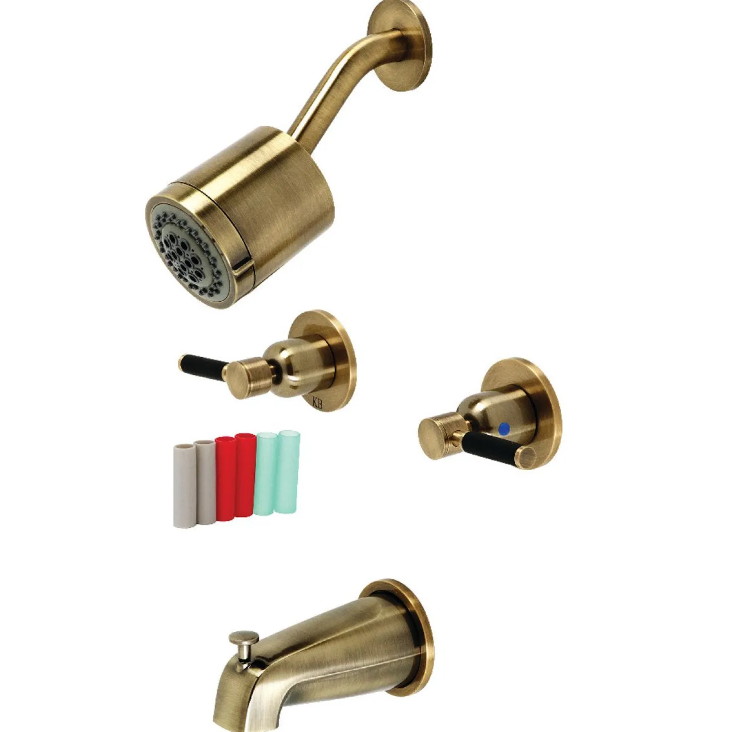 Kingston Brass Kaiser Two-Handle Tub and Shower Faucet