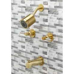 Kingston Brass Kaiser Two-Handle Tub and Shower Faucet