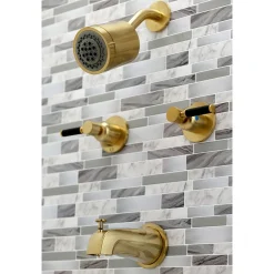 Kingston Brass Kaiser Two-Handle Tub and Shower Faucet