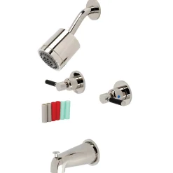 Kingston Brass Kaiser Two-Handle Tub and Shower Faucet