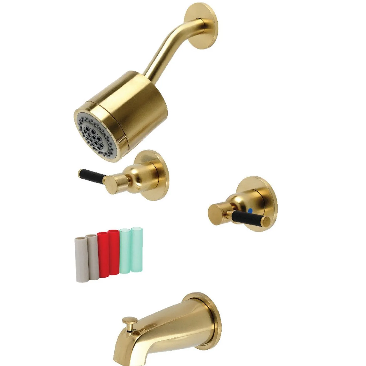 Kingston Brass Kaiser Two-Handle Tub and Shower Faucet