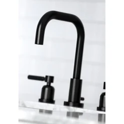 Kingston Brass Kaiser Widespread Bathroom Faucet with Brass Pop-Up