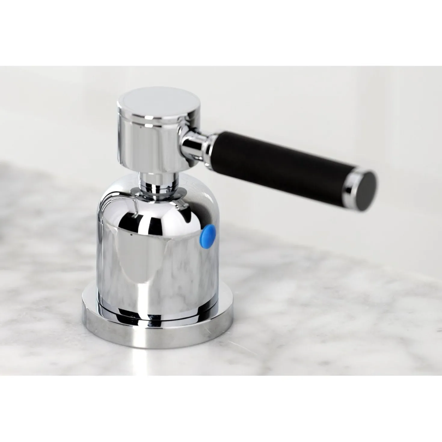 Kingston Brass Kaiser Widespread Bathroom Faucet with Brass Pop-Up