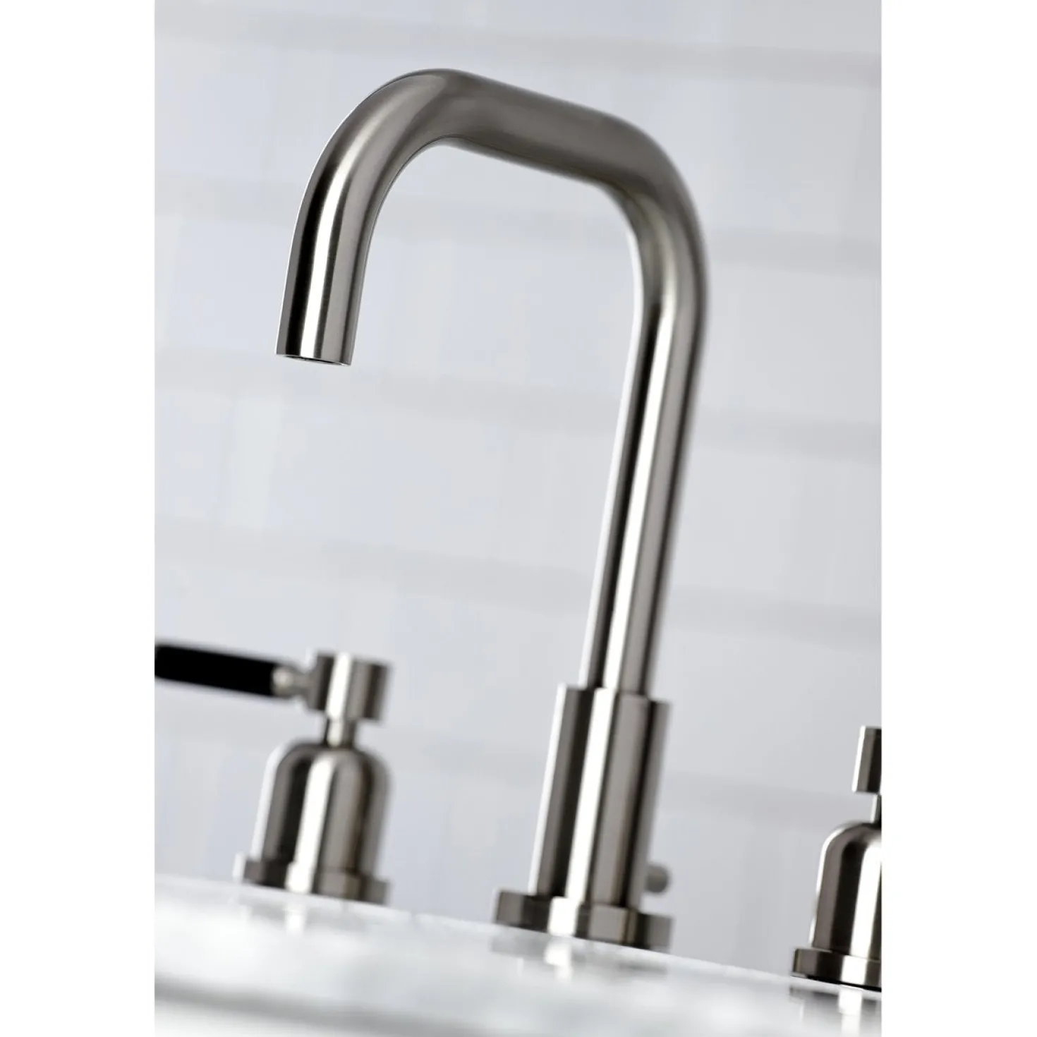 Kingston Brass Kaiser Widespread Bathroom Faucet with Brass Pop-Up