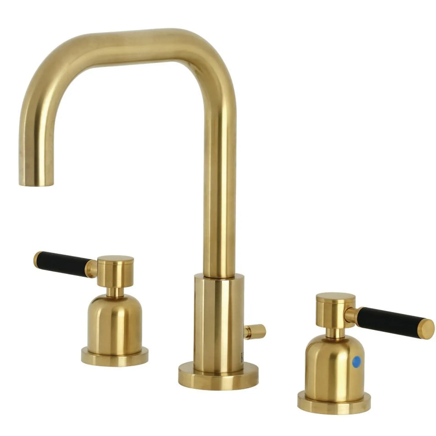 Kingston Brass Kaiser Widespread Bathroom Faucet with Brass Pop-Up