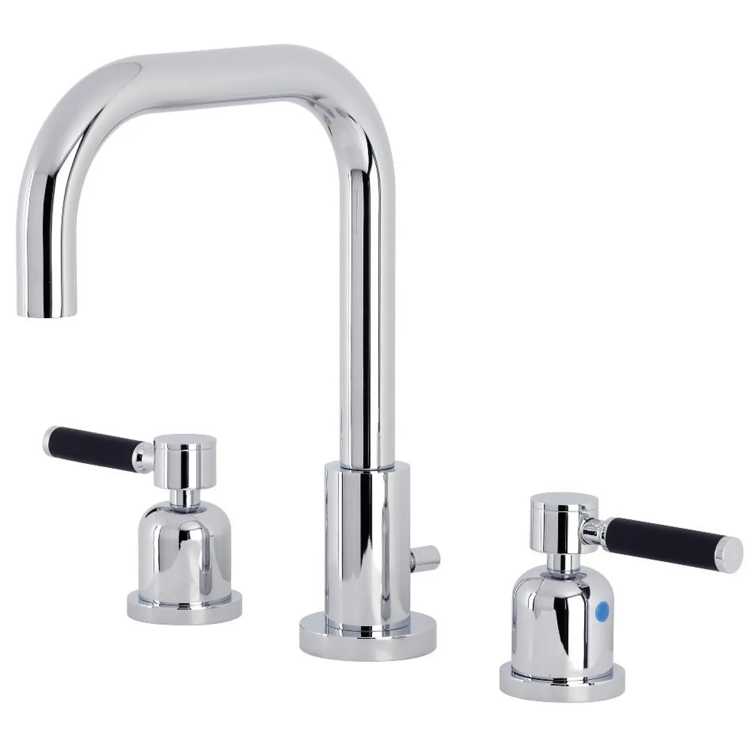 Kingston Brass Kaiser Widespread Bathroom Faucet with Brass Pop-Up