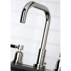 Kingston Brass Kaiser Widespread Bathroom Faucet with Brass Pop-Up