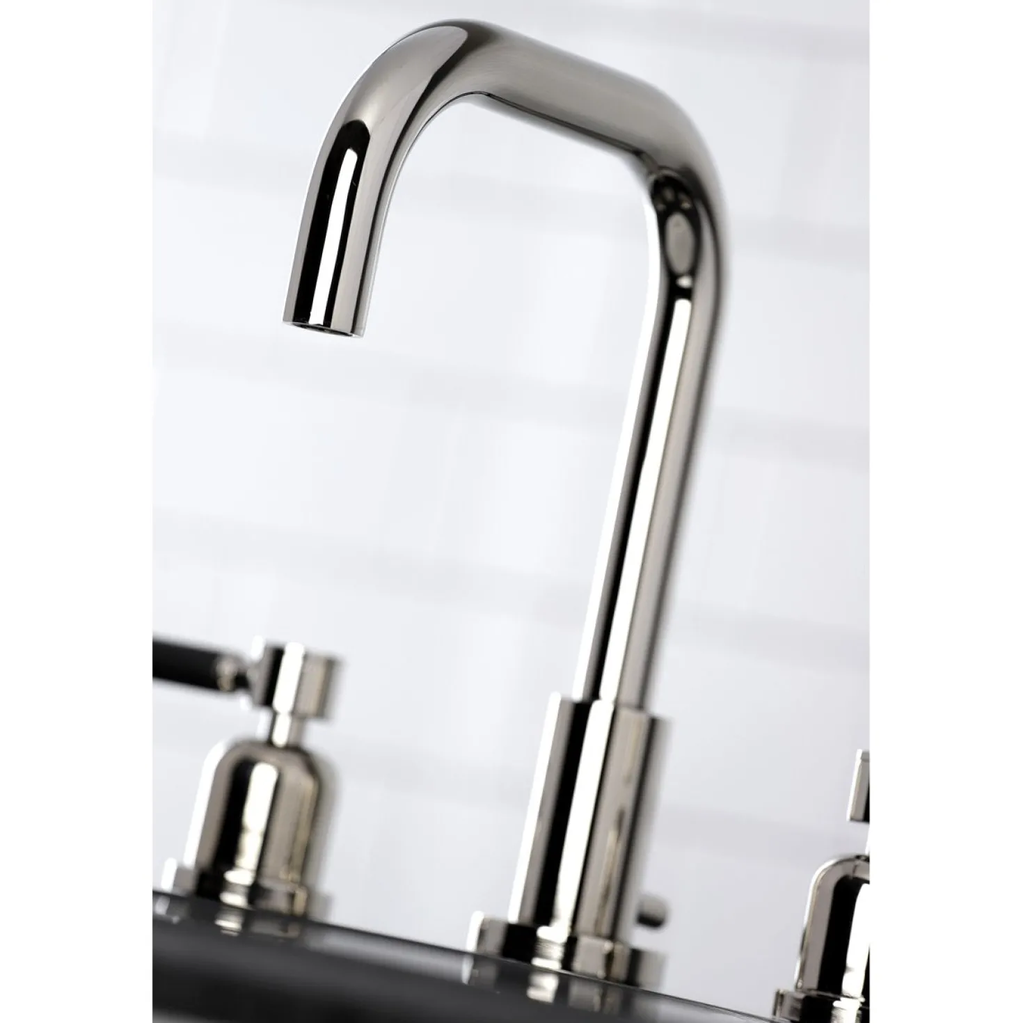 Kingston Brass Kaiser Widespread Bathroom Faucet with Brass Pop-Up