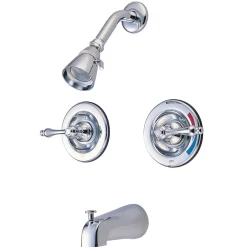 Kingston Brass KB661AL Vintage Two Handle Tub and Shower Faucet