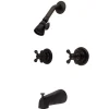 Kingston Brass KB245AX Magellan Two Handle Tub and Shower Faucet