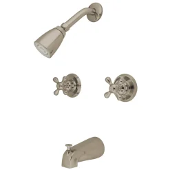 Kingston Brass KB248AX Magellan Two Handle Tub and Shower Faucet