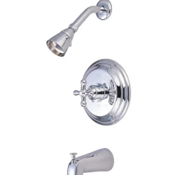 Kingston Brass KB3631AX Restoration Single Handle Tub and Shower Faucet