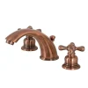 Kingston Brass KB966AX Victorian Widespread Bathroom Faucet, Antique Copper