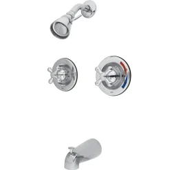 Kingston Brass KB661AX Vintage Two Handle Tub and Shower Faucet