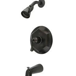 Kingston Brass KB4635BL Single Handle Tub and Shower Faucet
