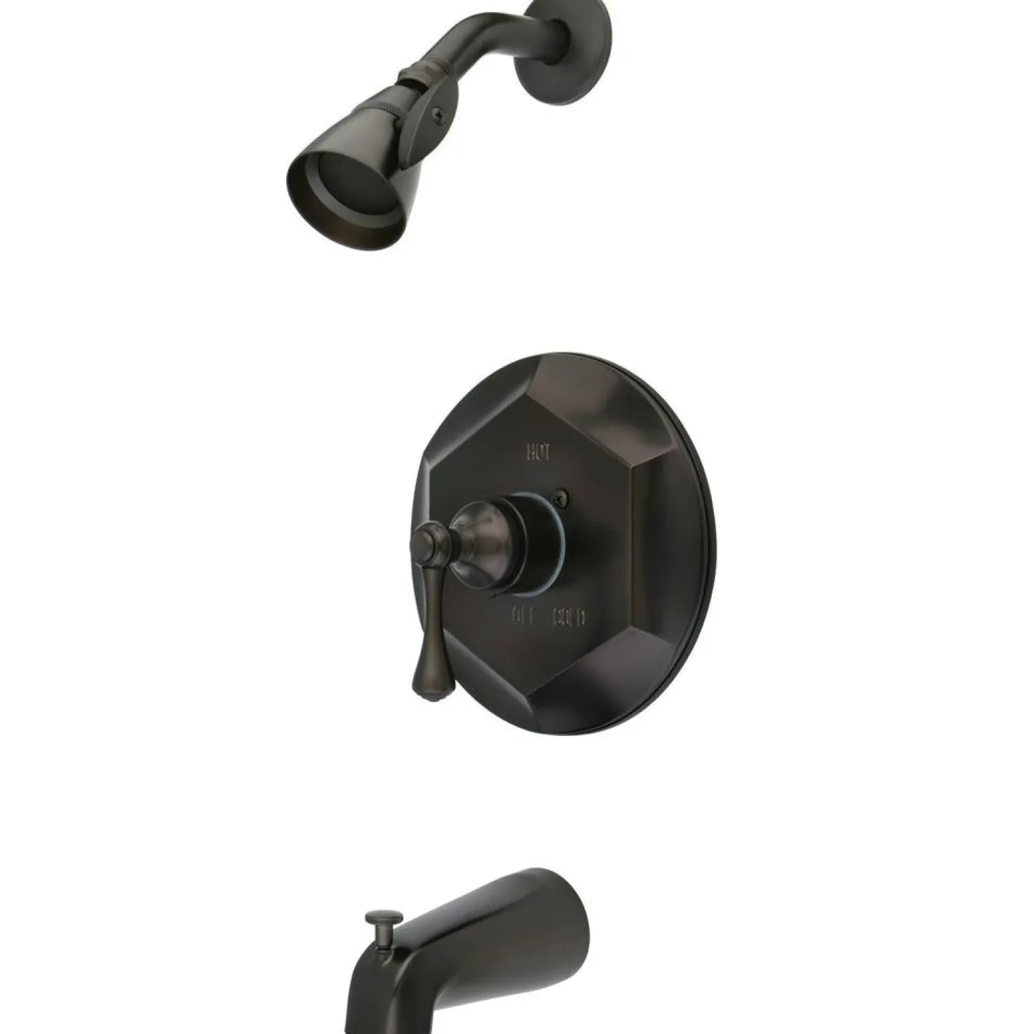 Kingston Brass KB4635BL Single Handle Tub and Shower Faucet