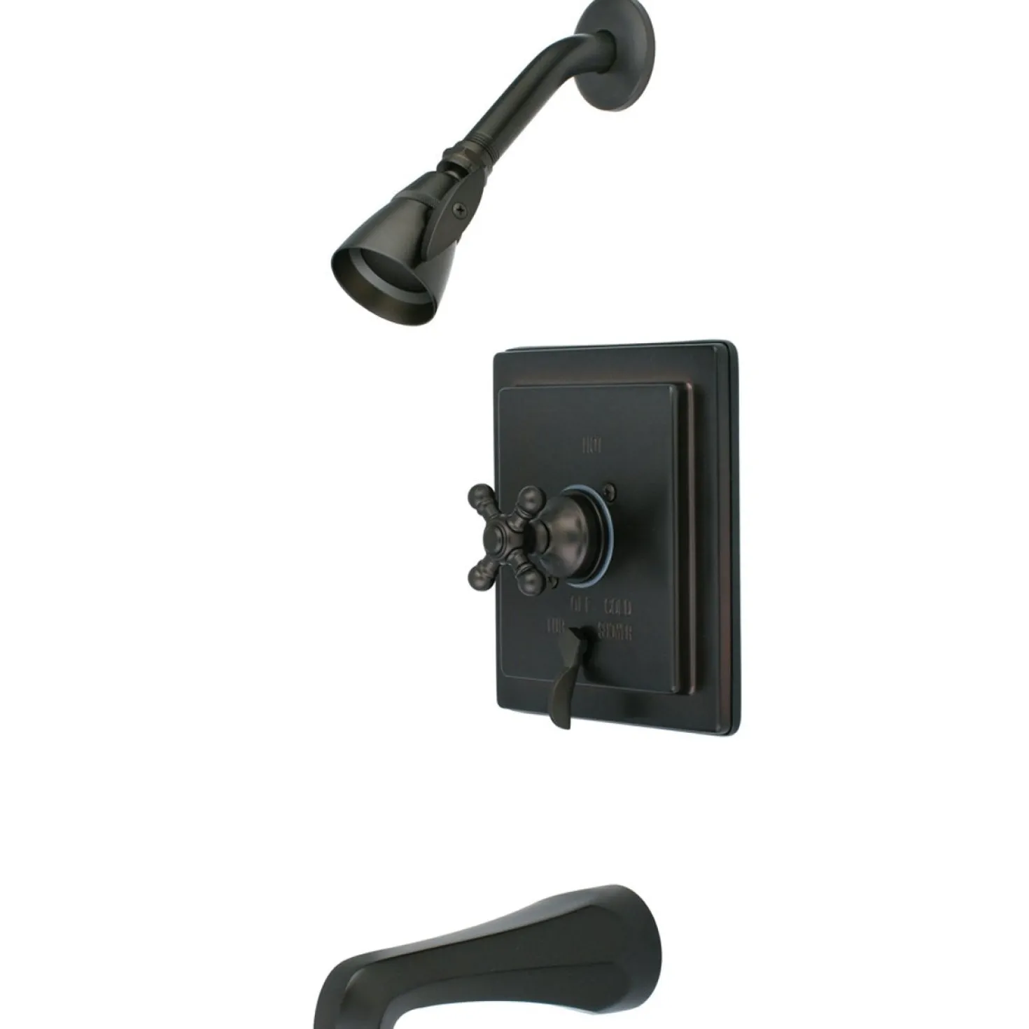 Kingston Brass KB86554BX Single Handle Tub and Shower Faucet
