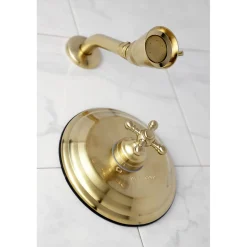 Kingston Brass KB2637BXTSO Metropolitan Shower Trim Only without Valve in Brushed Brass
