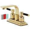 Kingston Brass KB8462DKL Kaiser 4-Inch Centerset Bathroom Faucet, Polished Brass