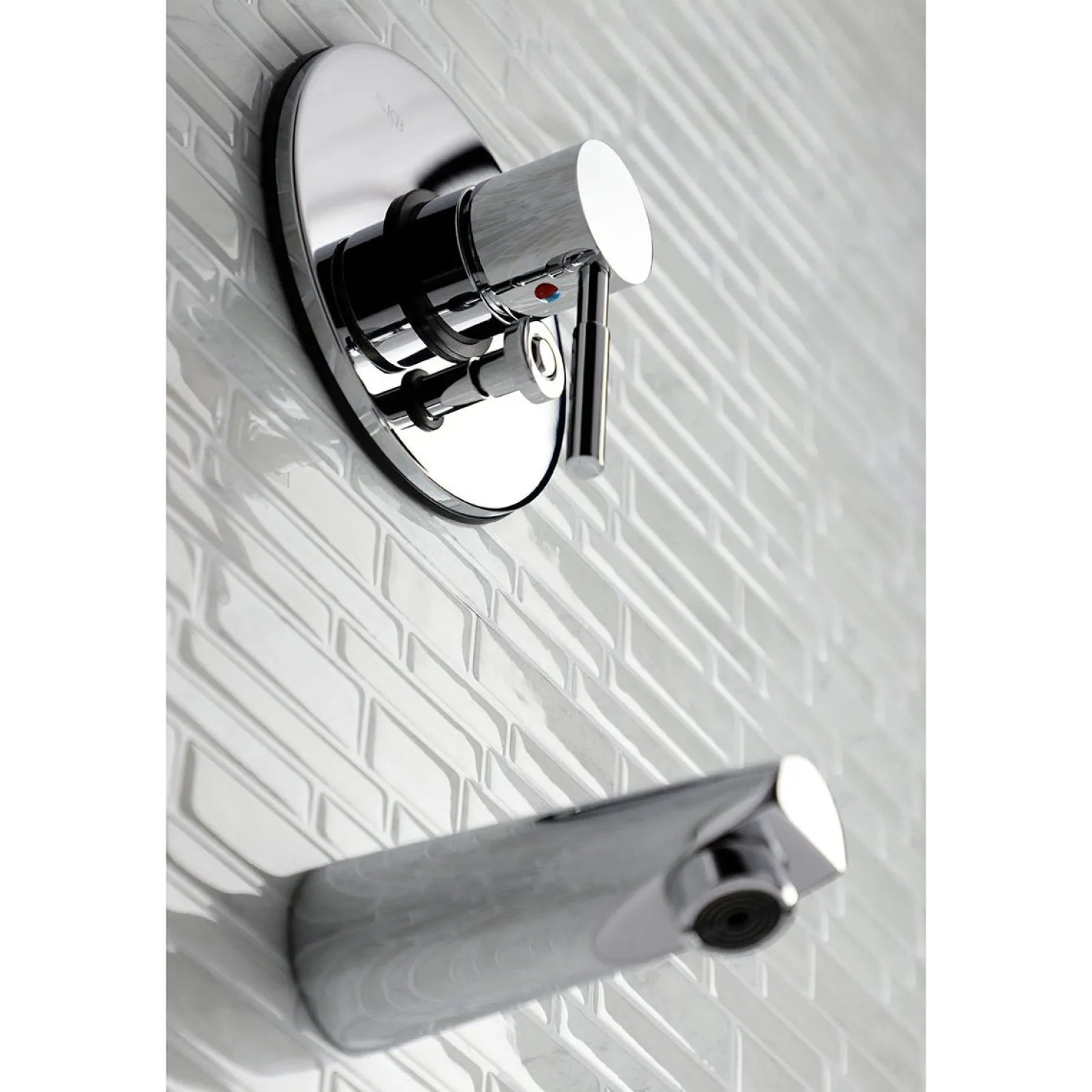 Kingston Brass KB86910DLTO Tub Only in Polished Chrome