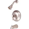 Kingston Brass KB2638DLT Trim Only for Single Handle Tub and Shower Faucet in Satin Nickel