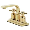 Kingston Brass KB8462DX Concord 4-Inch Centerset Bathroom Faucet, Polished Brass