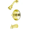 Kingston Brass KB2632DX Concord Single Handle Tub and Shower Set