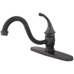 Kingston Brass KB3575GLLS Georgian Single Handle 8" Kitchen Faucet without Sprayer