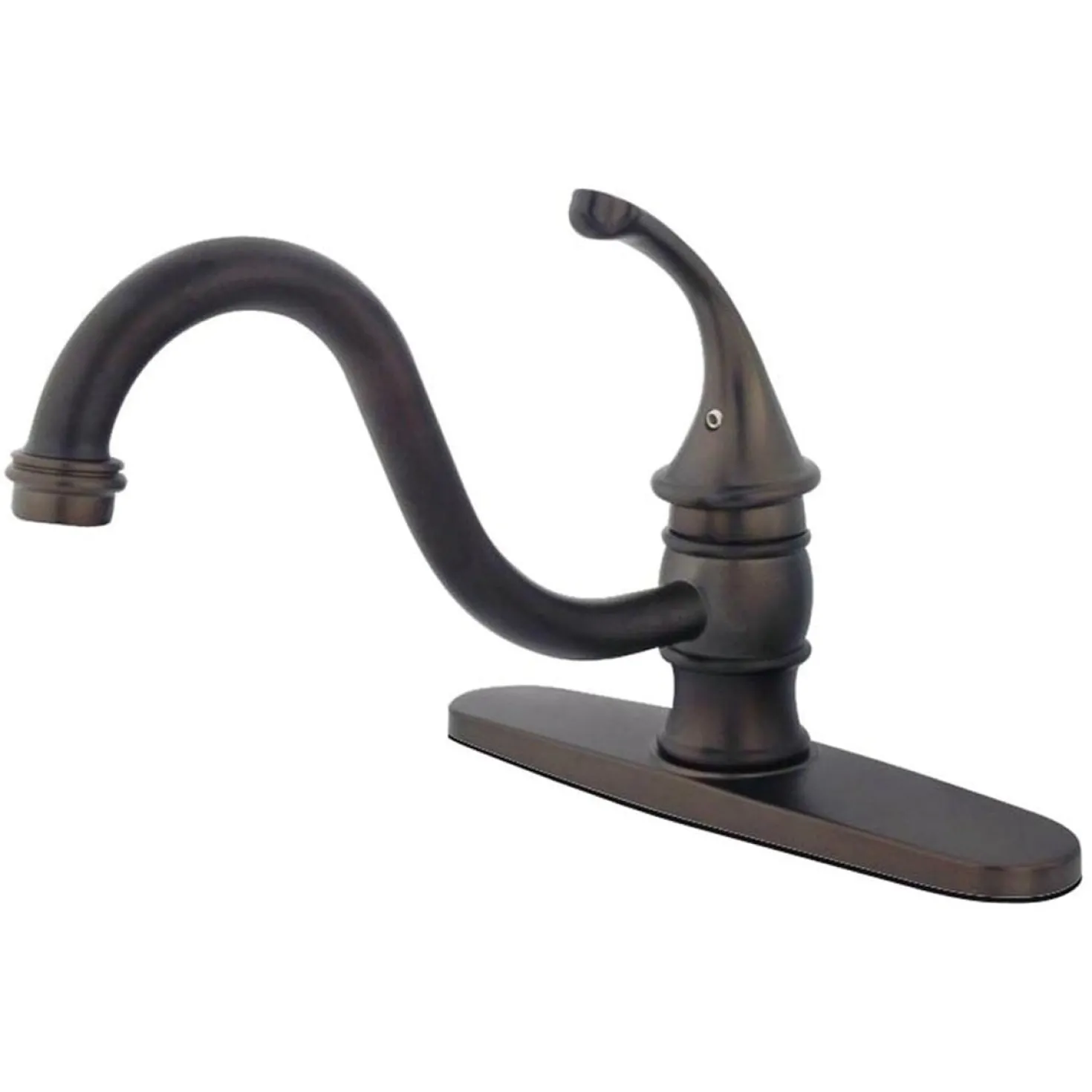 Kingston Brass KB3575GLLS Georgian Single Handle 8" Kitchen Faucet without Sprayer