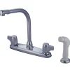 Kingston Brass KB742 8-Inch Centerset Kitchen Faucet in Polished Chrome