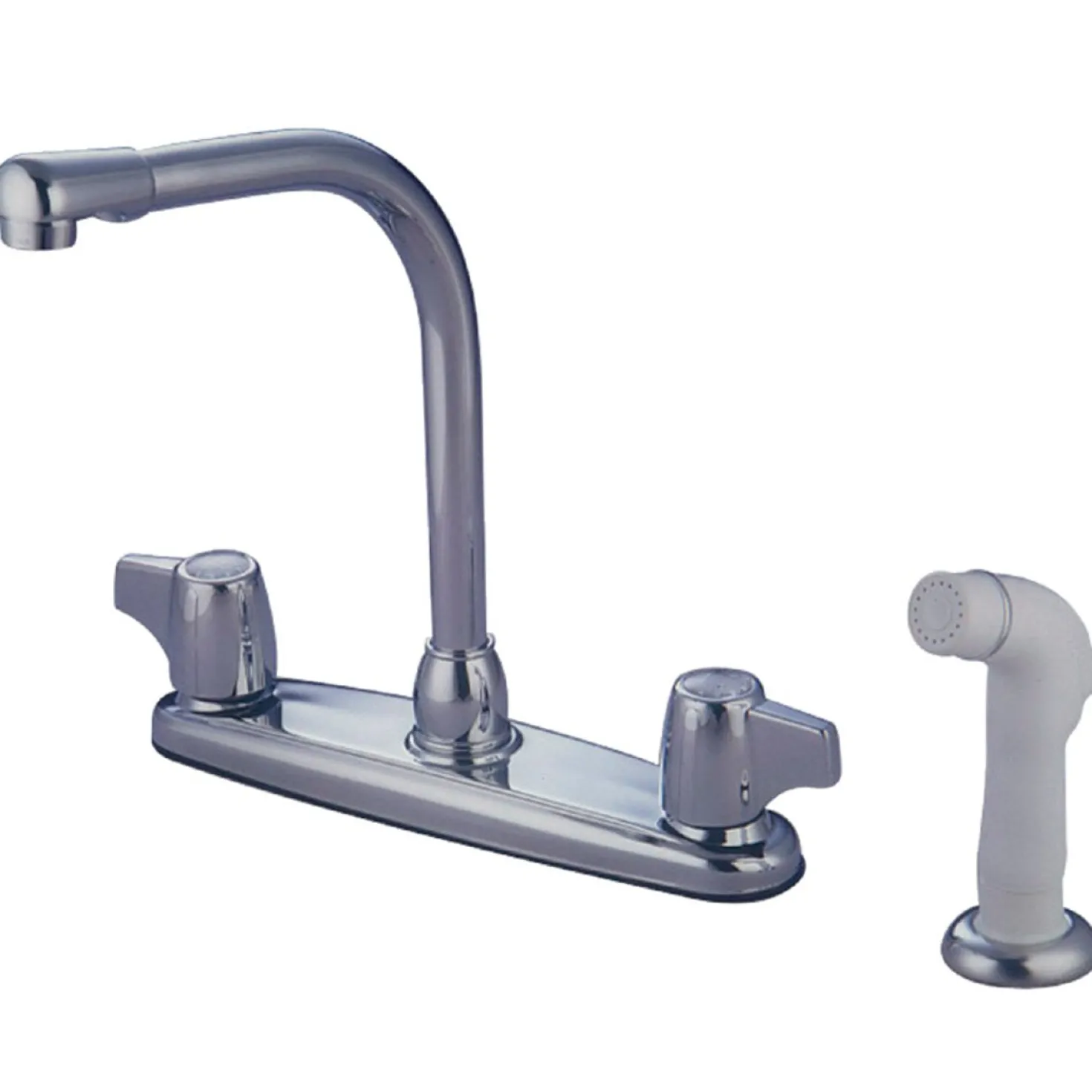 Kingston Brass KB742 8-Inch Centerset Kitchen Faucet in Polished Chrome