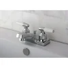 Kingston Brass KB201 4-Inch Centerset Bathroom Faucet in Polished Chrome