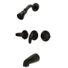 Kingston Brass KB235LL Tub and Shower Faucet in Oil Rubbed Bronze
