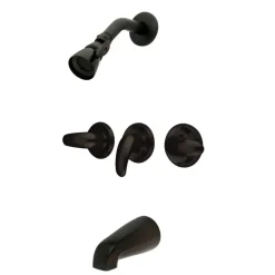 Kingston Brass KB235LL Tub and Shower Faucet in Oil Rubbed Bronze