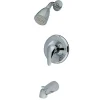 Kingston Brass KB1631LL Tub and Shower Faucet in Polished Chrome