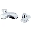 Kingston Brass KB920LP 8" to 16" Widespread Bathroom Faucet in Polished Chrome
