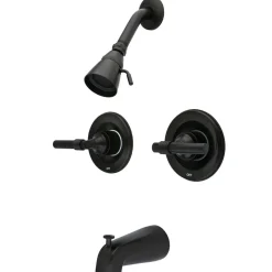 Kingston Brass KB665ML Vintage Two Handle Tub and Shower Faucet