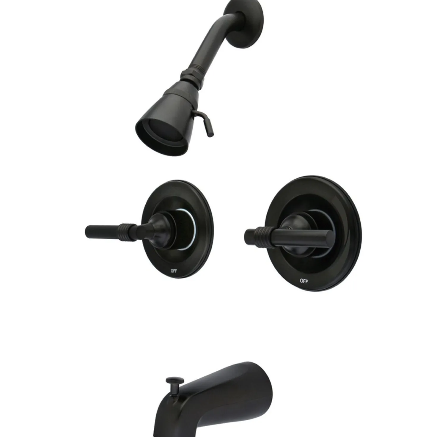 Kingston Brass KB665ML Vintage Two Handle Tub and Shower Faucet