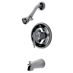 Kingston Brass KB1631NL Tub and Shower Faucet in Polished Chrome