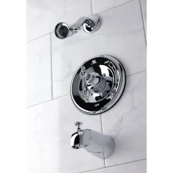 Kingston Brass KB1631NL Tub and Shower Faucet in Polished Chrome