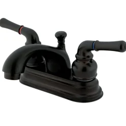 Kingston Brass KB2605NML 4-Inch Centerset Bathroom Faucet in Oil Rubbed Bronze
